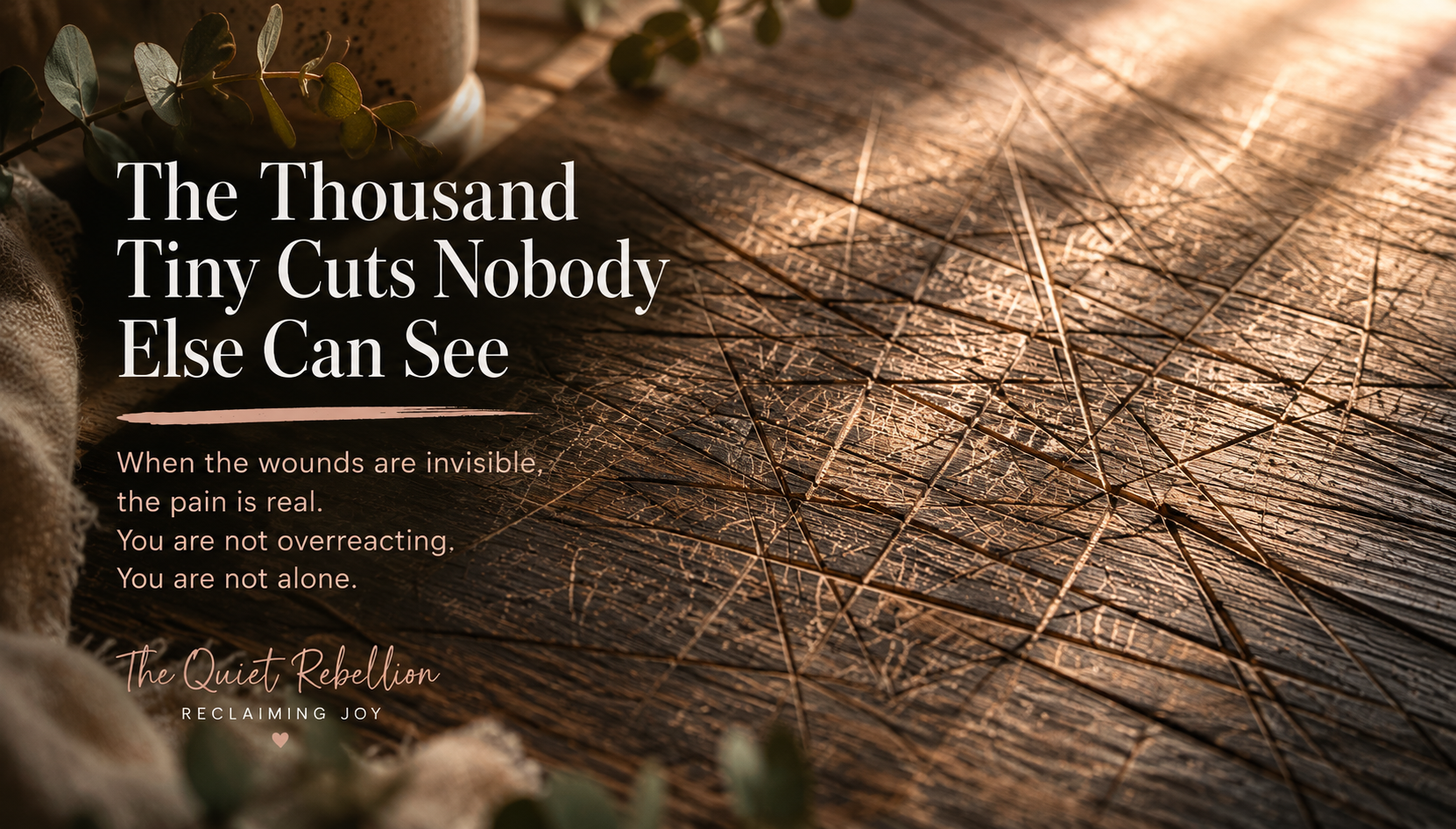 The Thousand Tiny Cuts Nobody Else Can See: The Hidden Reality of Emotional Abuse